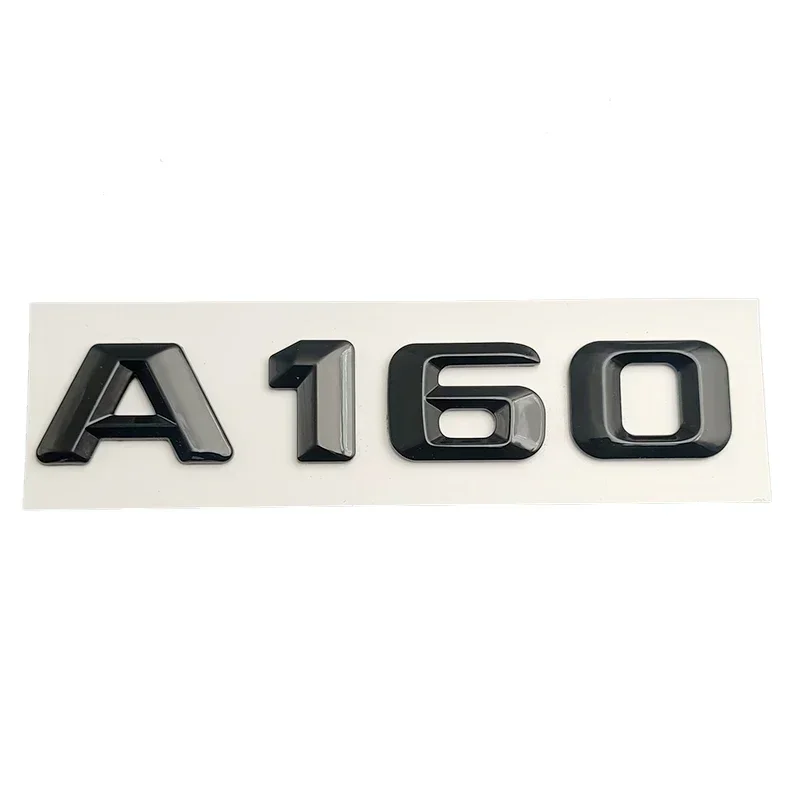 ثلاثية الأبعاد ABS الأسود سيارة رسائل لمرسيدس بنز A45 A160 A180 A200 A250 A260 W176 W177 شعار شارة لاصق للشعار اكسسوارات جذع