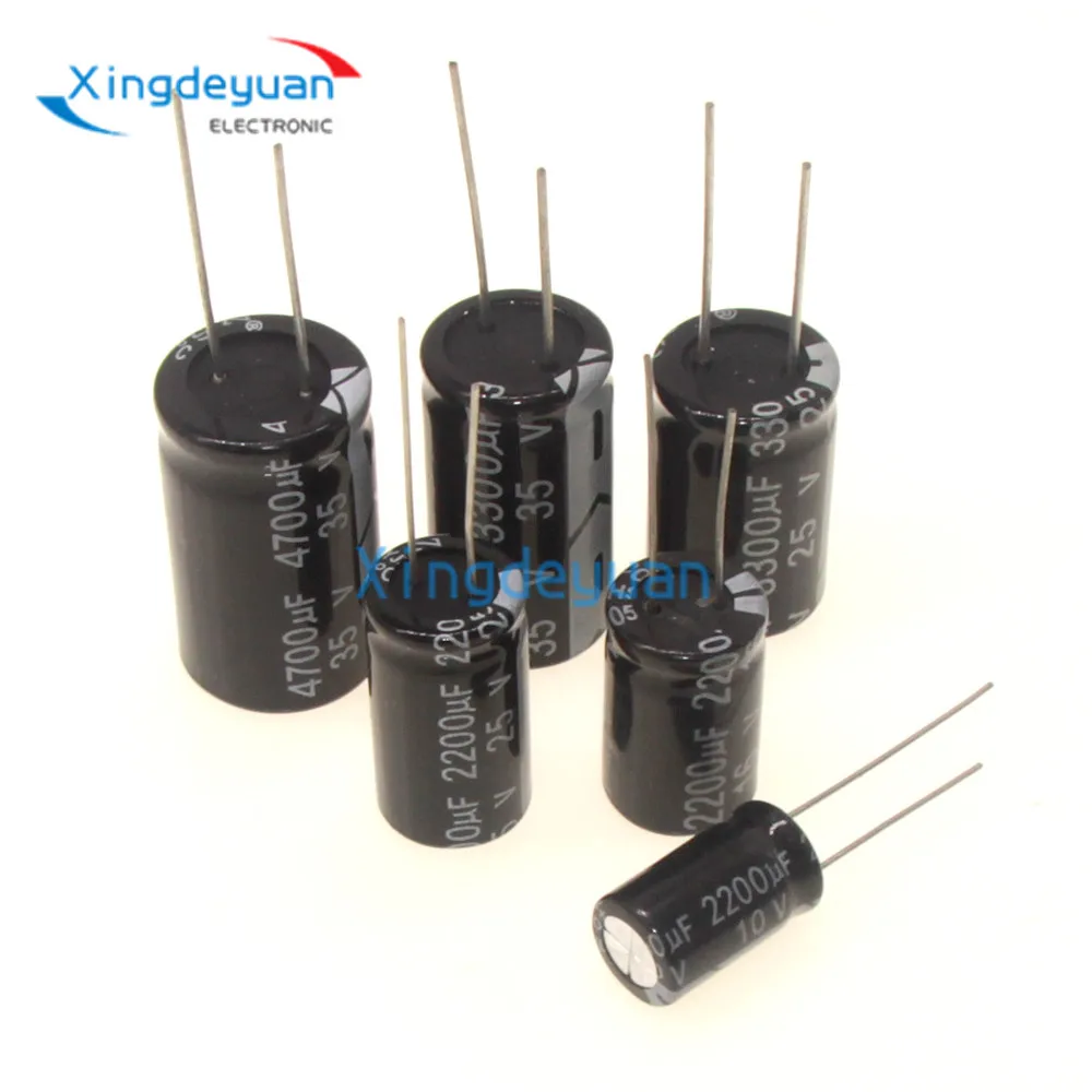 10PCS DIP Aluminum Electrolytic Capacitor 16V 680UF 1000uF 330uf 1500uF 2200uF 3300uF 4700uF 8*12/8*16/10*13/10*17/10*20/13*21MM