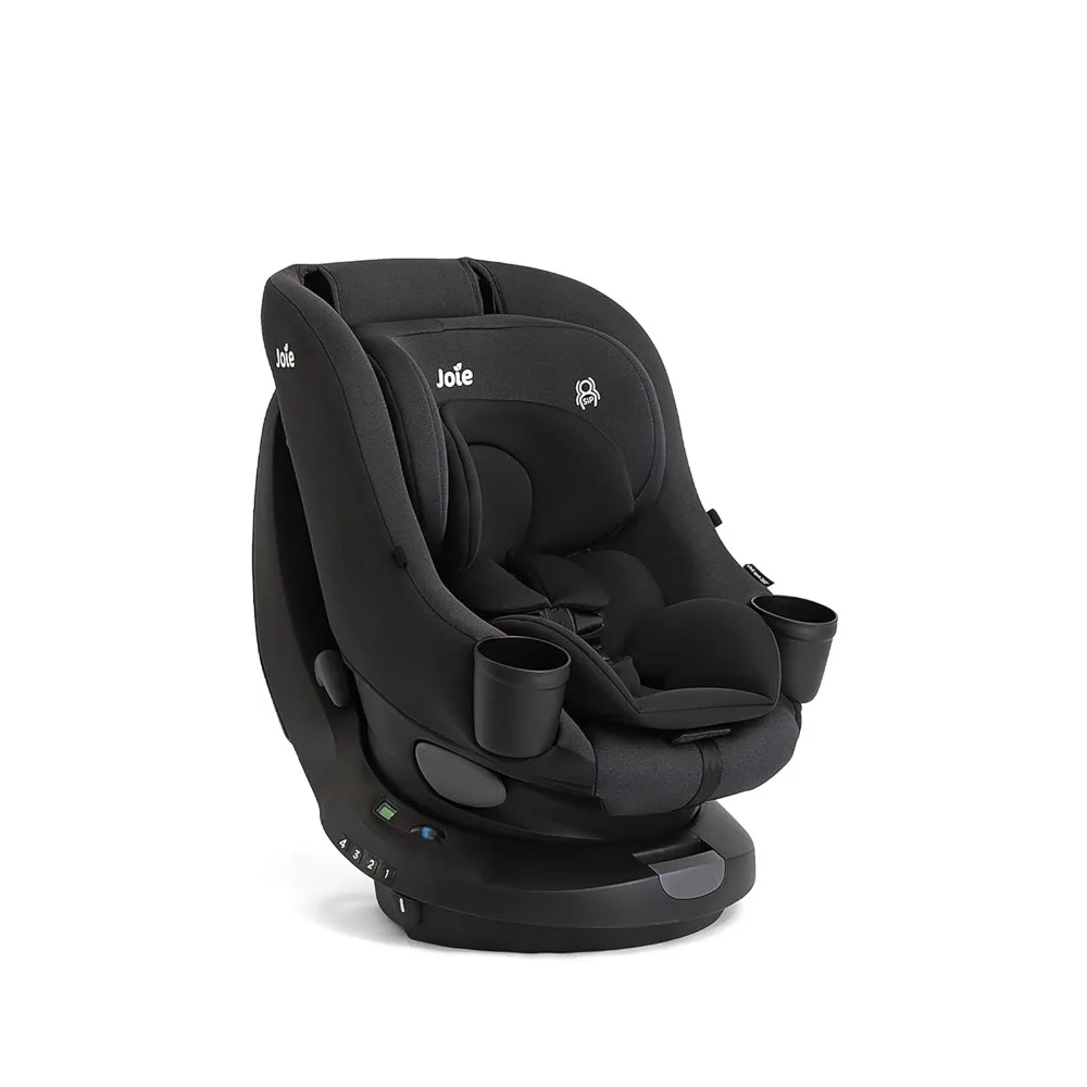 2-in-1 Rotating Convertible Car Seat with a 360° Spin and Easy Installation