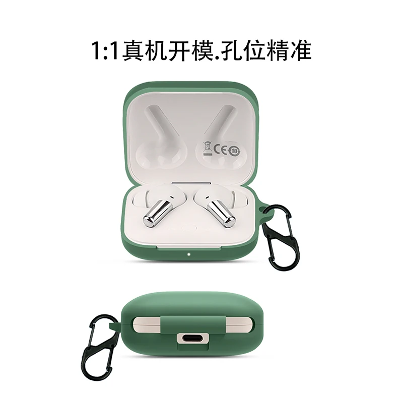 Capa protetora de silicone bonito para OnePlus Buds Pro Fone de ouvido Acessórios Carregamento Box Cover Para One Plus Buds Pro Headset Cover