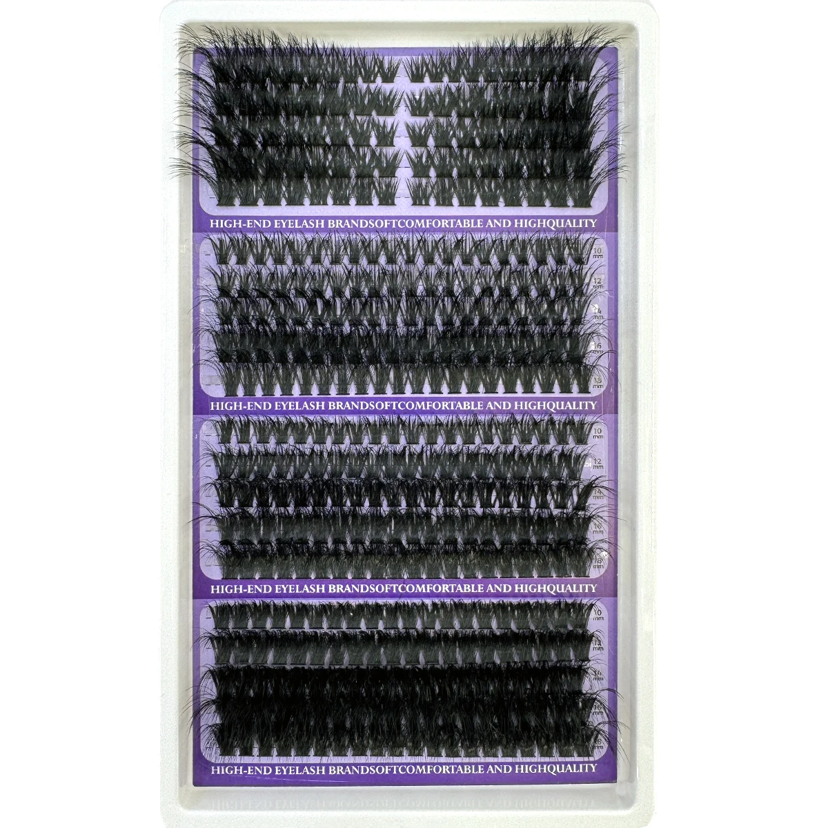 20 Reihen Wimpernspikes Wimperncluster Volumen Einzelwimpern Wispy Wimpern DIY Spiky Lash Extension Manga Cluster Wimpern – Detail 14