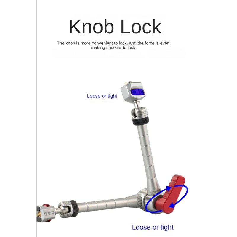 Brazo portátil de aleación de aluminio para teléfono móvil, cámara de movimiento Universal de Metal, accesorios de cámara de primer ángulo