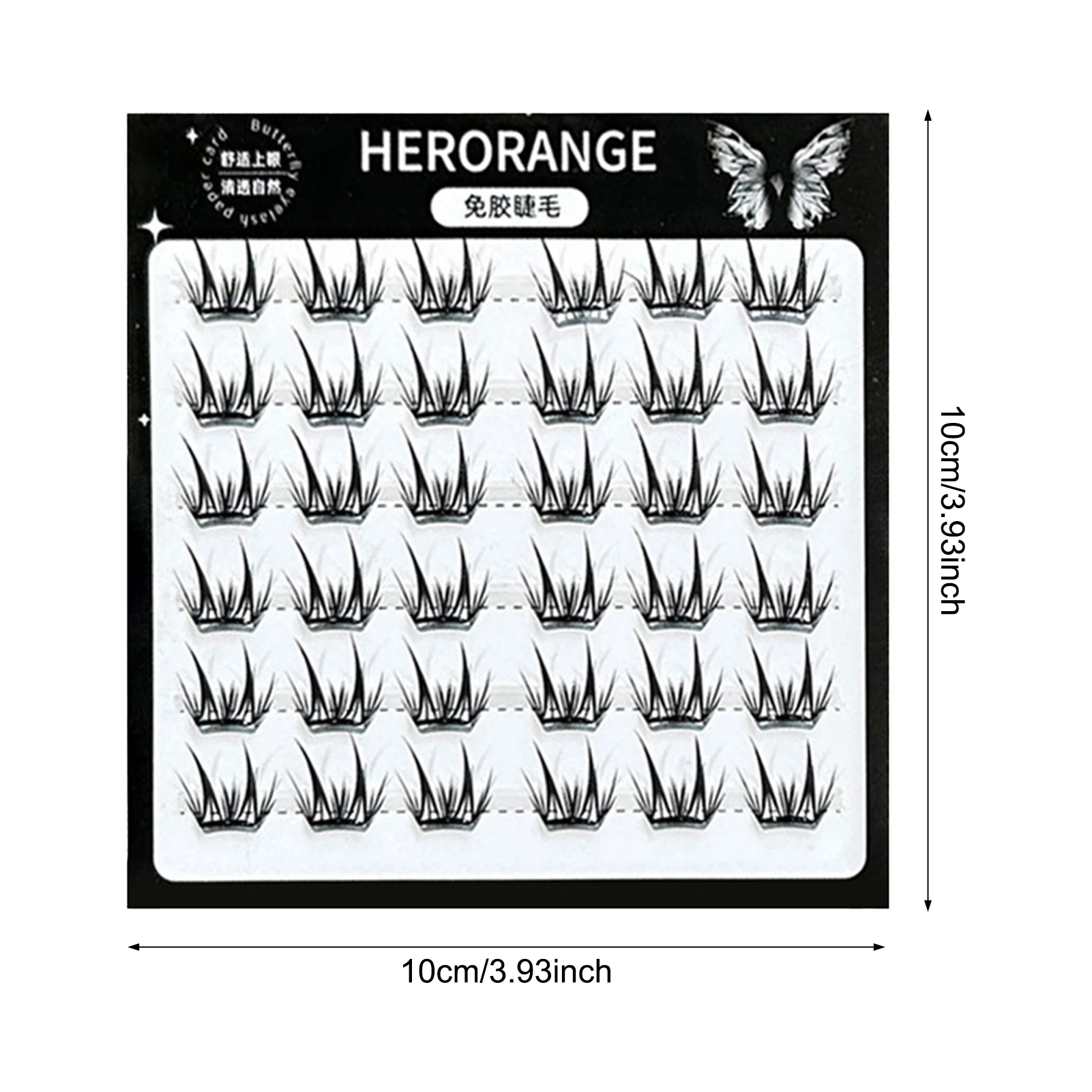 7-13mm Natuurlijke valse Wimper Clusters warmte gebonden premades volume fans Levendige Piekerige Lash extensions voor vrouwen Make-up accessoires