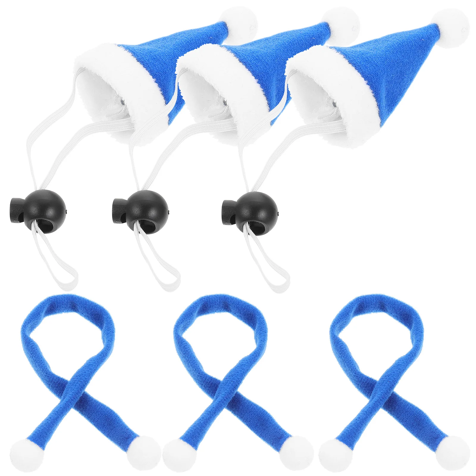 

6 Pcs Party Pet Hat Cosplay Pets Wear Hats Christmas Decor for Cat Costume Accessories Dog Decoration Scarf Ornament