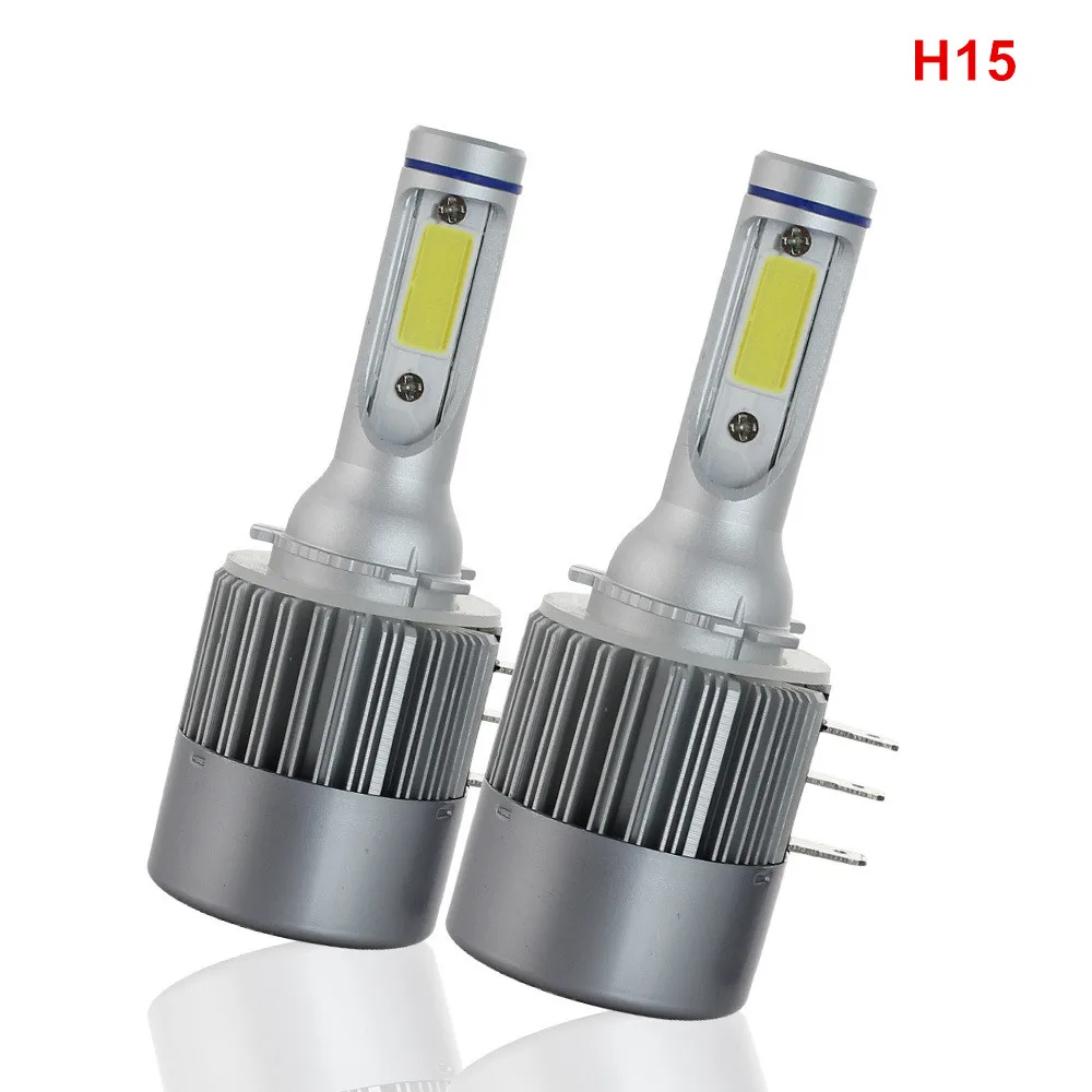 C6 LED Car Headlight H7 LED Bulb H1 H3 H11 HB3 9005 HB4 9006 9012 H15 9004 9007 H13 H4 LED Auto Lamps Fog Lights