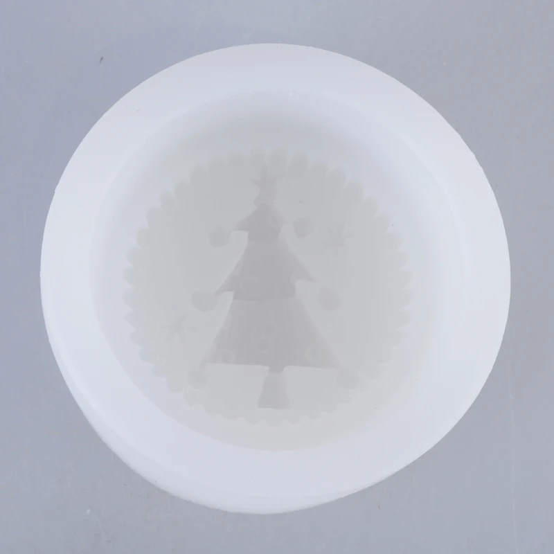Stampi in silicone per albero Natale Stampo per torta fondente per realizzare stampi per sapone per candele