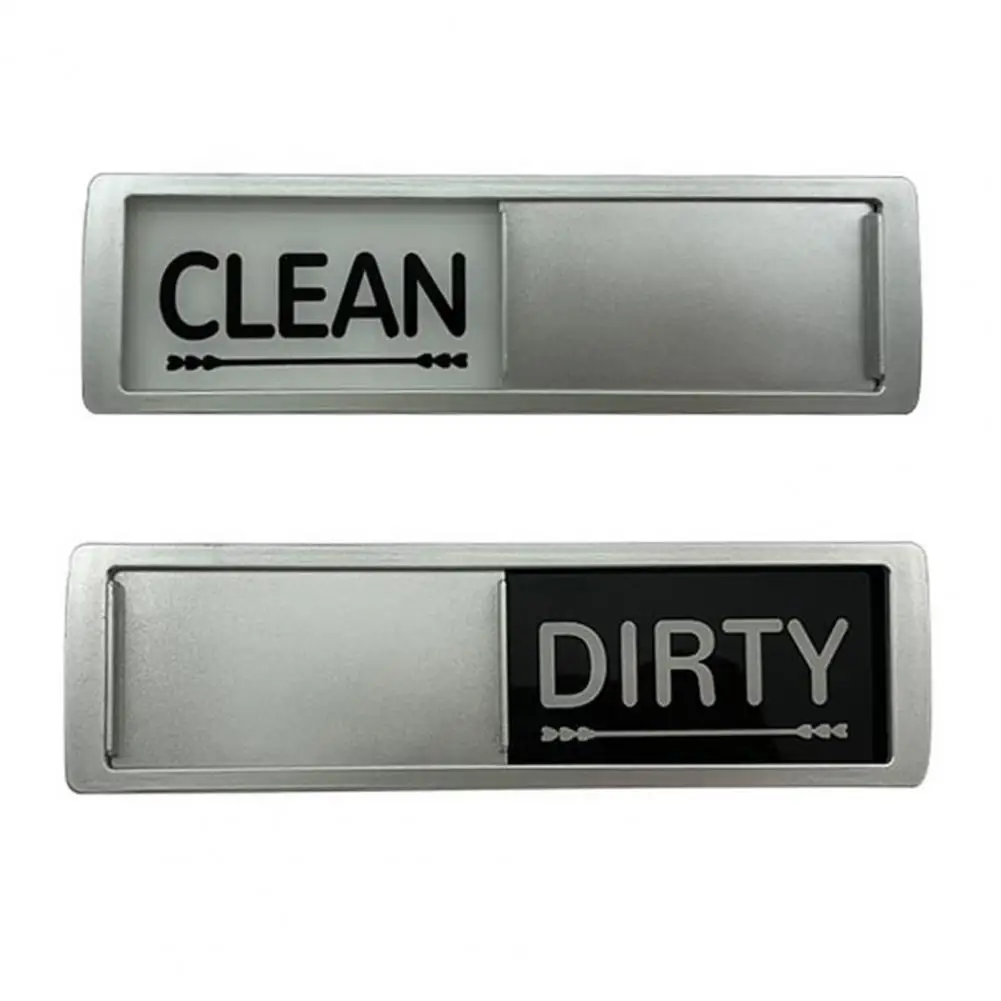 Contrast Color Dishwasher Magnet Sliding Clean Dirty Dishwasher Magnet for Home Use Easy to Read Indicator for Kitchen