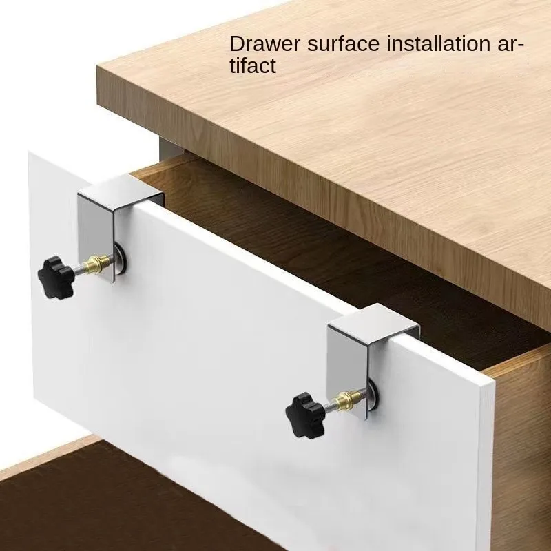 Drawer Woodworking Jig Cabinet Tool Home Furniture Accessories Front Installation Clamps Drawer Panel Clips Cabinet Tools 1/2Pcs