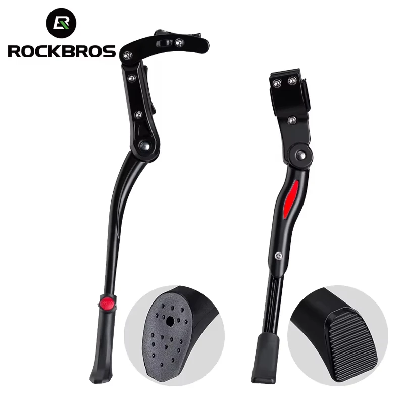

Подставка для велосипеда ROCKBROS, регулируемая, для горных и шоссейных велосипедов, боковая опорная стойка, аксессуары для парковки велосипедов