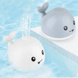 Baby Bath Toys Electric Cartoon Whale Ball Water Squirting Sprinkler Baby Bath Toy Automatic Squirting Water Baby Bath Toy