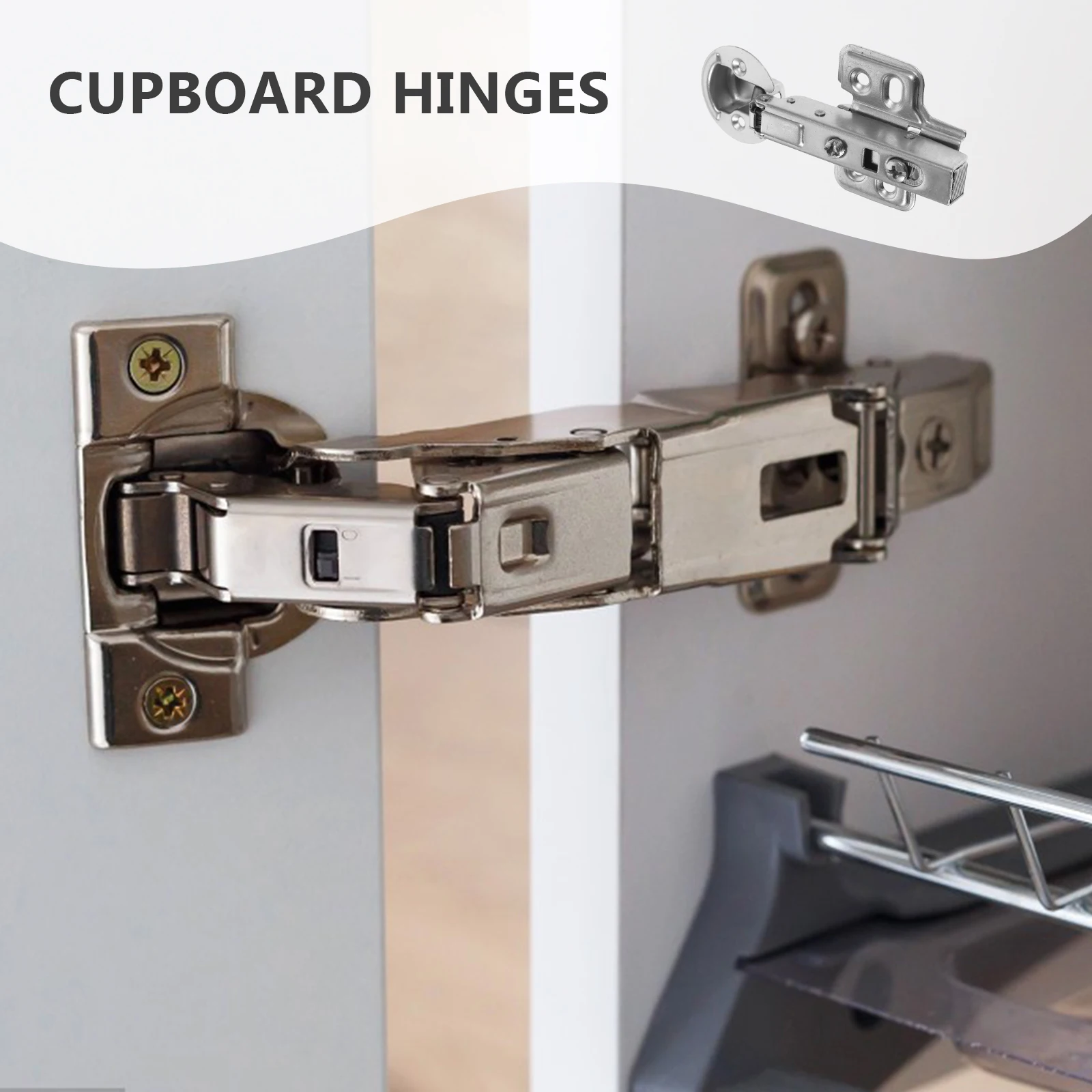 

2Pcs Heavy Duty Stainless Steel Hinge Hydraulic Damping Buffer for Cabinet Doors Windows Smooth Silent Operation