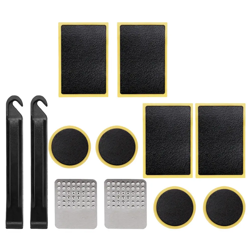 1Set Sturdy Compact Bike Tire Repair Tool Set Precision Made Tire Level Patch Kit Essential Cycling Accessories for Puncture