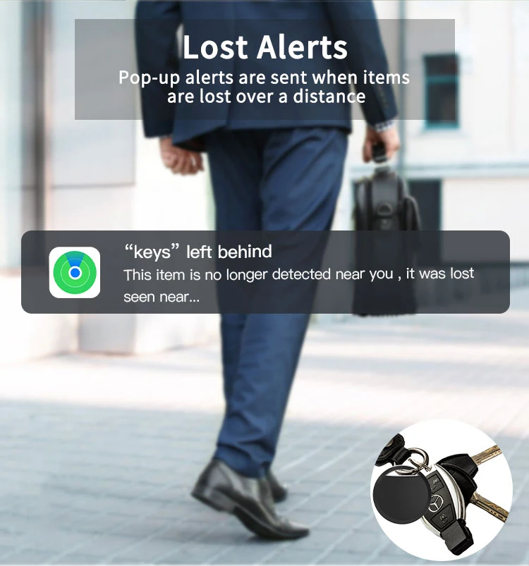 1/2/4 Stück Fern-Tracker-Positionierung Far Away Finder für Apple Find My Voice Locate Keys Bag Toys Smart Tag für IOS iPhone – Detail 5