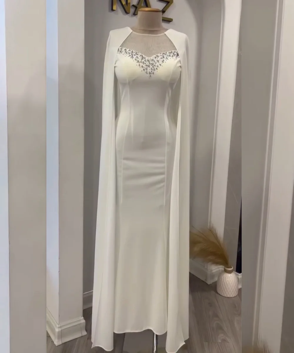 Customized Sparkle Jersey Pleat Sequined Straight Scoop Neck Long Prom Dresses Bespoke Occasion Sizes Available