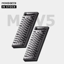 Akko MonsGeek M1 V5 Tri-mode Mechanical Keyboard VIA 75% ANSI/ISO 3/5 Pins Customized Hot-swappable RGB Rapid Disassemble Gasket