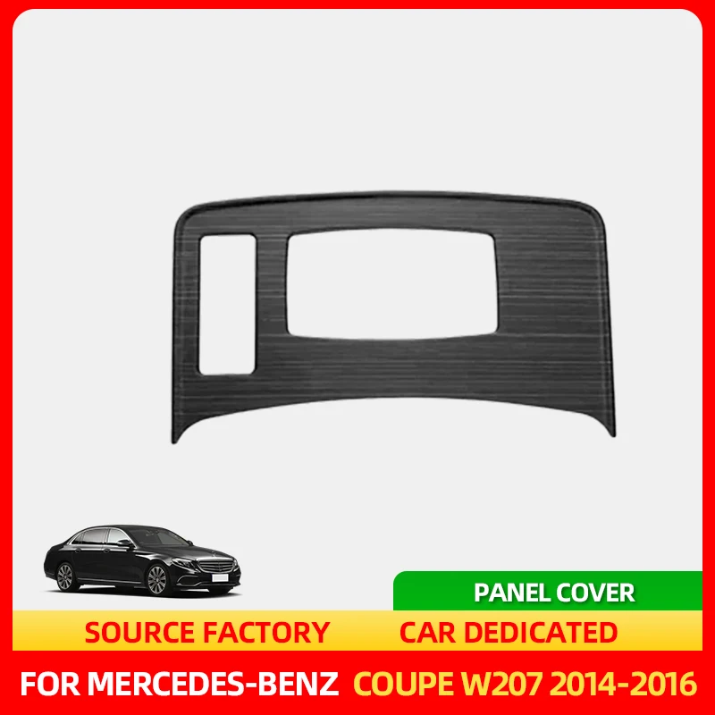 

Styling Mouldings Car Styling Center Console Multimedia Button Panel Decoration Cover Trim For Mercedes Benz E Class Coupe W207