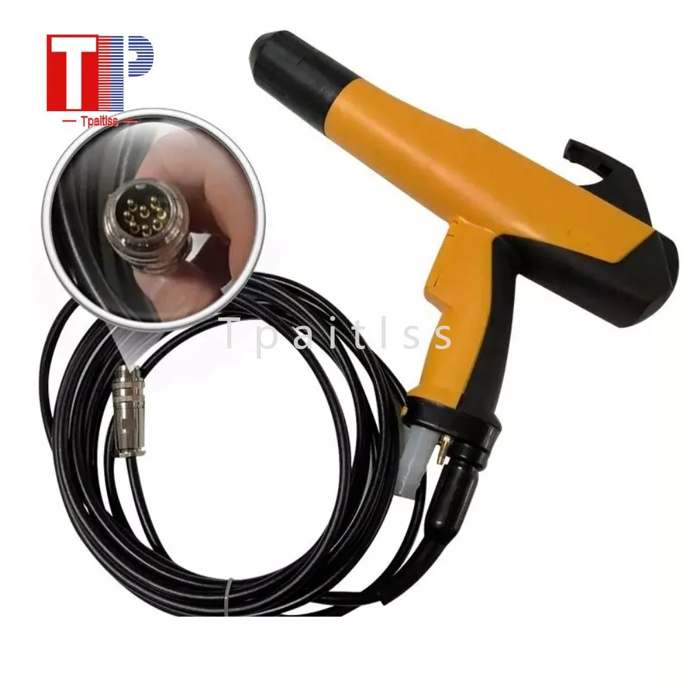 TpaitlssSell Yellow Hi-Q Electrostatic powder manual spray gun For Wagner PEM X1 New