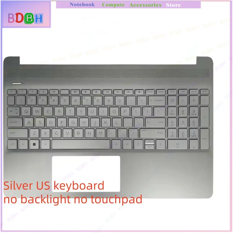 NEW Original topcase  for HP 15-DY 15T-DY 15-EF 15S-FQ 15S-EQ TPN-Q222 TPN-Q230 US laptop keyboard Laptop Palmrest Case