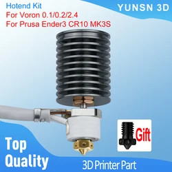 For Voron 0.1/0.2/2.4 Hot End E3D V6 Hotend V6 Bimetal Throat Ceramic Heating Core Print Head for Prusa 3D Printer Parts