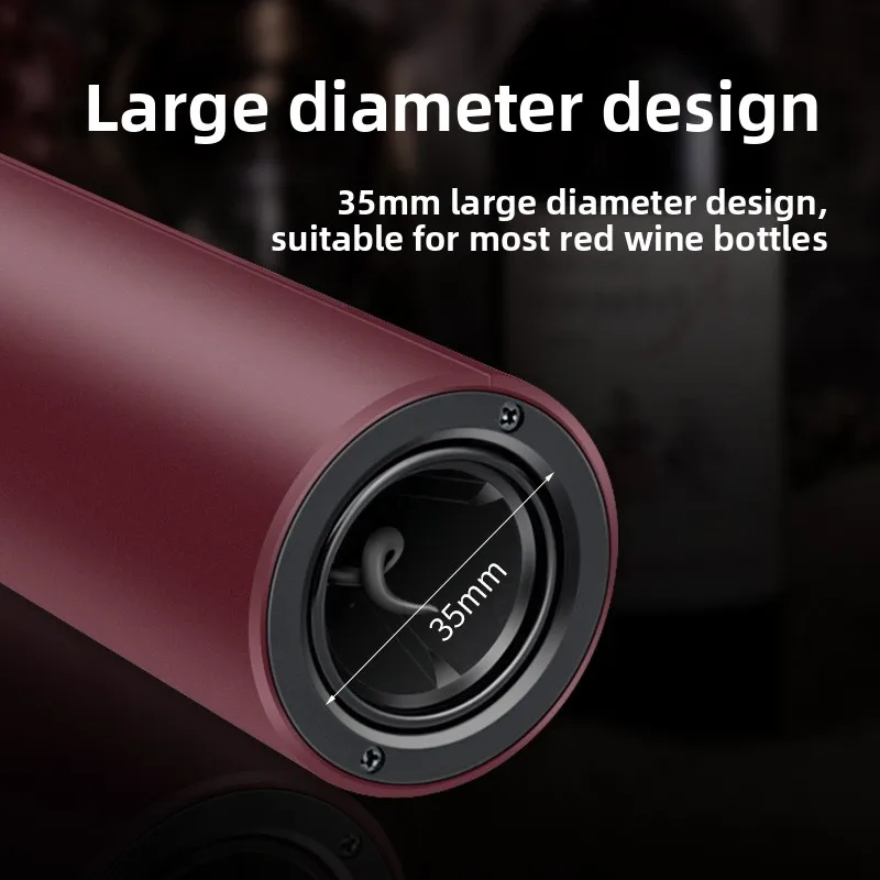 Abridor de botellas de vino tinto eléctrico para el hogar, abridor de botellas automático portátil de cocina, abridor de botellas, artefacto abridor de botellas de vino