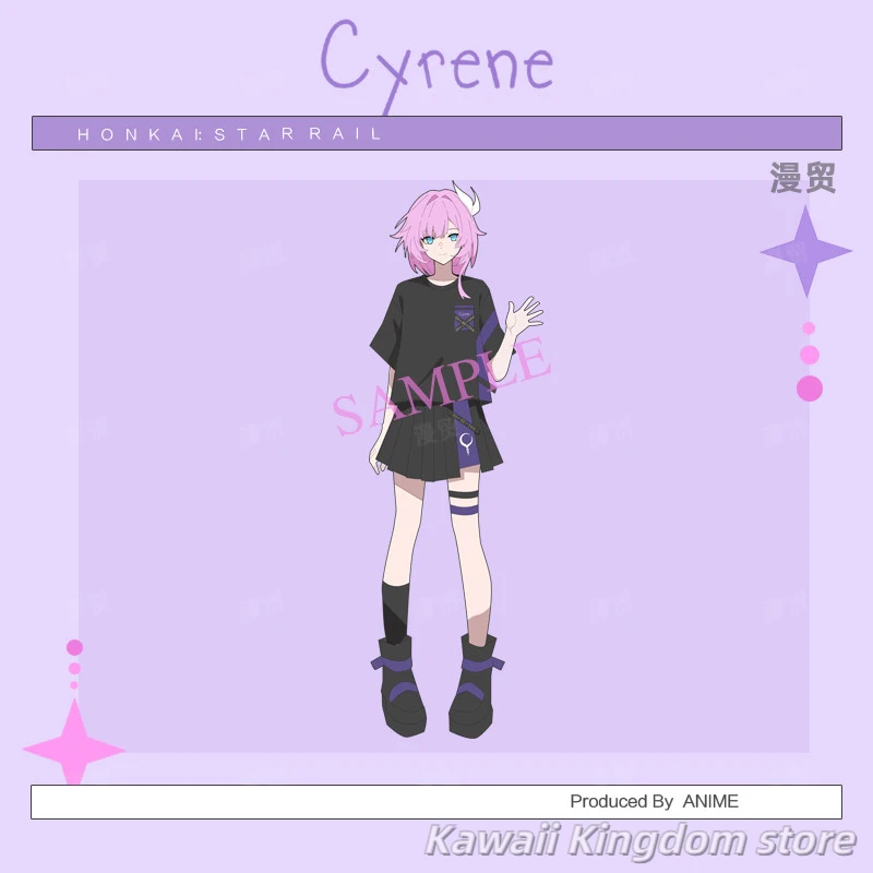 Honkai: Star Rail Cyrene Gioco Costume Cosplay Uniforme Anime Vestire Costumi di Halloween per donna Uomo Set completo