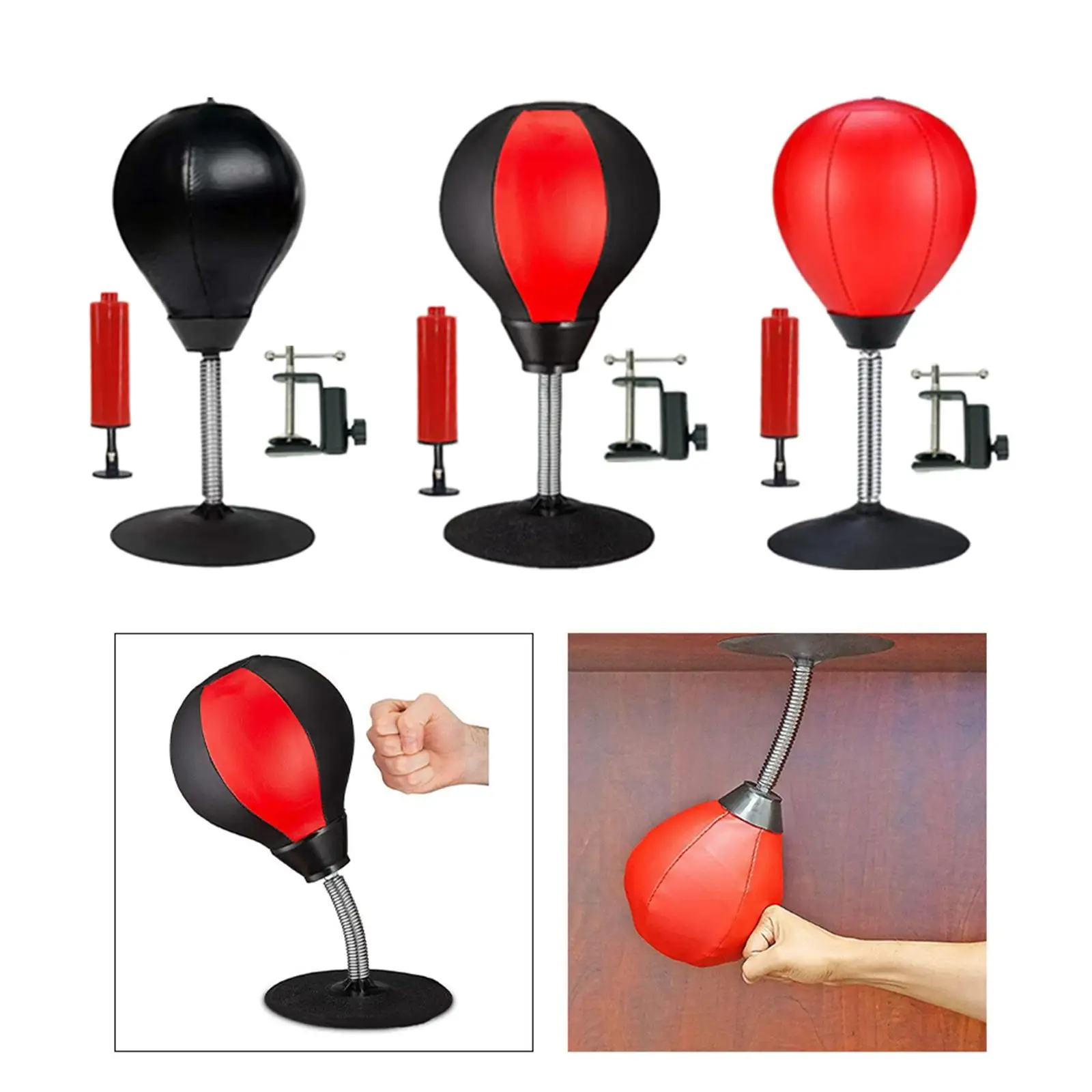 Desktop Punching Bag Speedballs Table Toy Ball for Sports Training Fighting