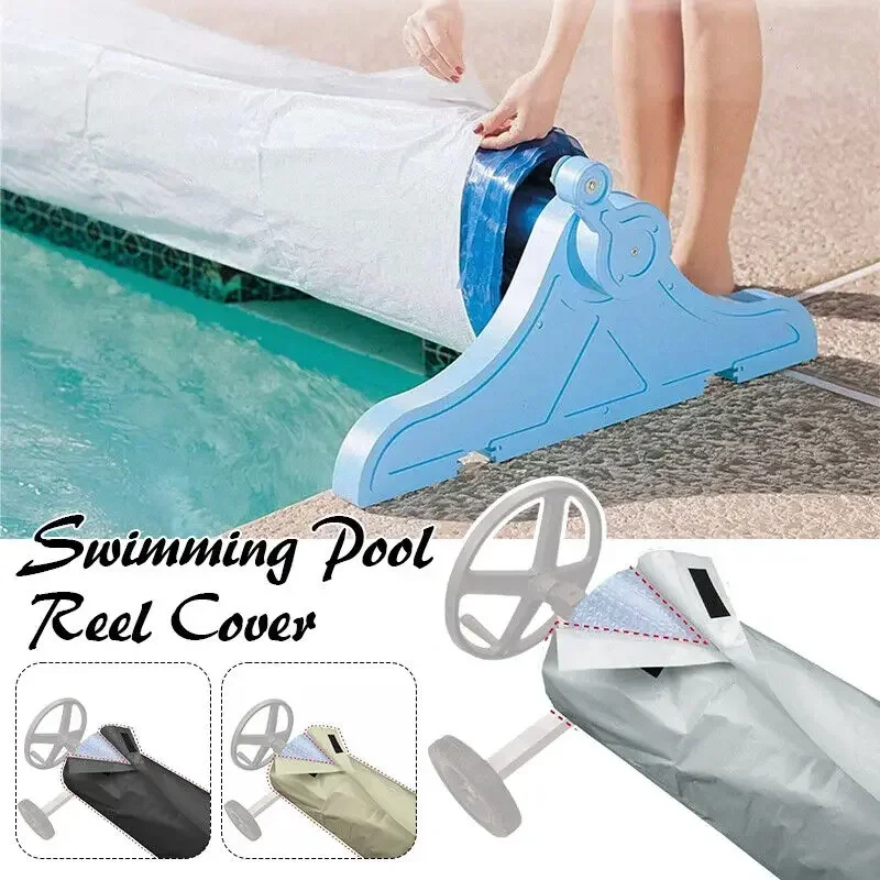 

190D водонепроницаемый сверхмощный пылезащитный чехол для улицы, водонепроницаемый УФ-защитный защитный чехол для бассейна, солнечной катушки