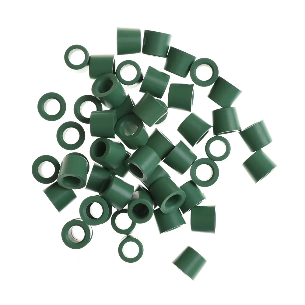 50Pcs/Set Green Air Conditioning 1/4\'\' Charging Hose 1/4\'\' Valve Gasket Manifold Repair Seal Kit Replacement Wholesale