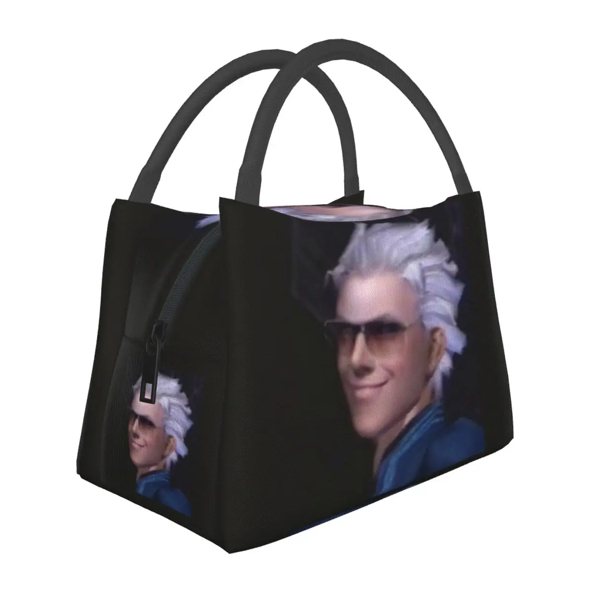 Vergil From The Devil May Cry Series Lunch Bags Insulated Bento Box Lunch Tote Picnic Bags Thermal Bag for Woman Student Travel