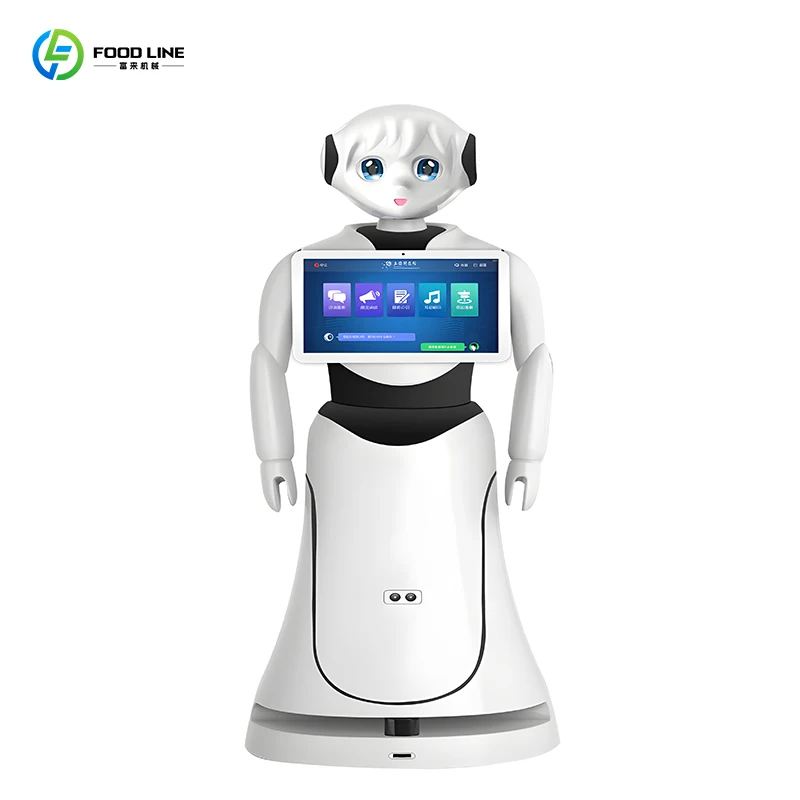 

Customized Obstacle Avoidance Robot Reception Kids Voice Interaction Reception Assistant Robot Ai