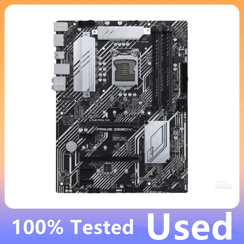 100% Original Testing  Prime Z590-v Motherboard Lga 1200 Lga1200 Ddr4 128gb M.2 Nvme Usb3.0 Sata3 Desktop