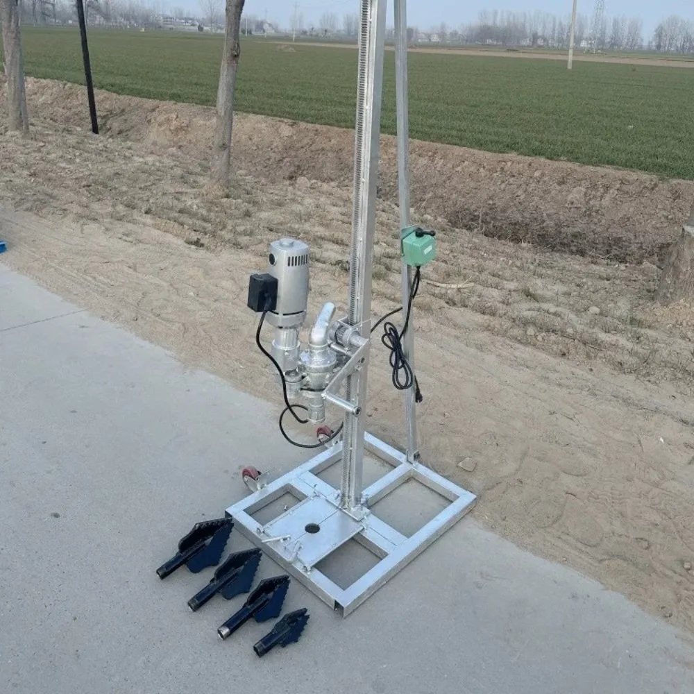 2500W Rack Frame Drilling Machine Complete Water Well Drilling Kit Small Household High Power Water Boring Rig