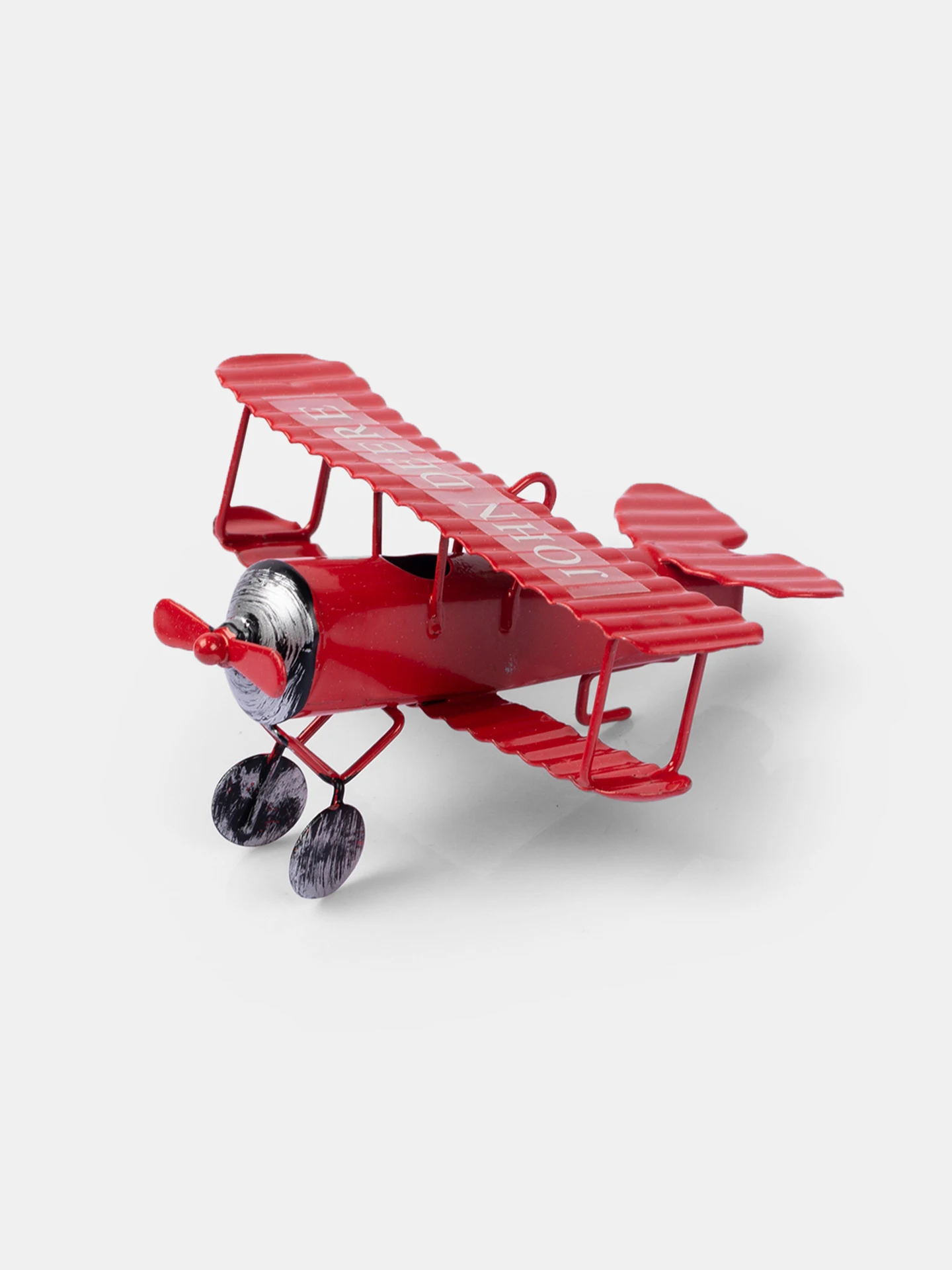 Modelo criativo retro, ornamentos desktop, simulado avião vermelho, se você está indo para um avião pequeno