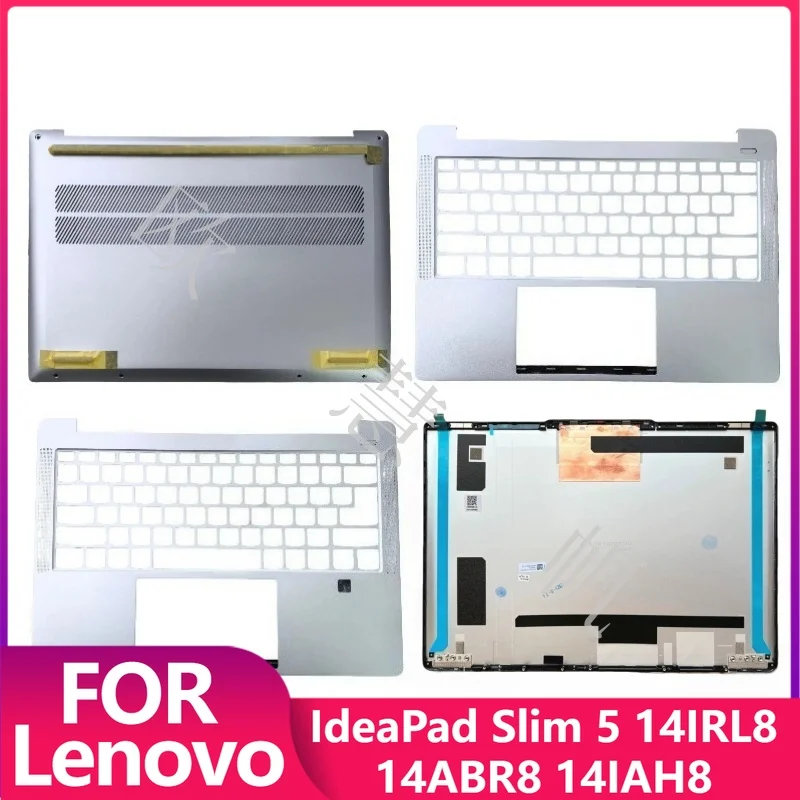 

T New Original for Lenovo IdeaPad Slim 5 14IRL8 14ABR8 14IAH8 Laptop LCD Back Cover Palmrest Upper Cover Bottom Case