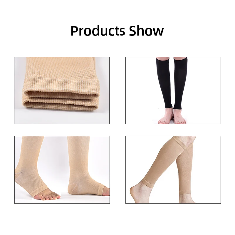 Varicose Veins Medical Socks Vasculitis Phlebittis Spider Legs Treatment Vein Stretch Compression Stockings Black Flesh-Colored