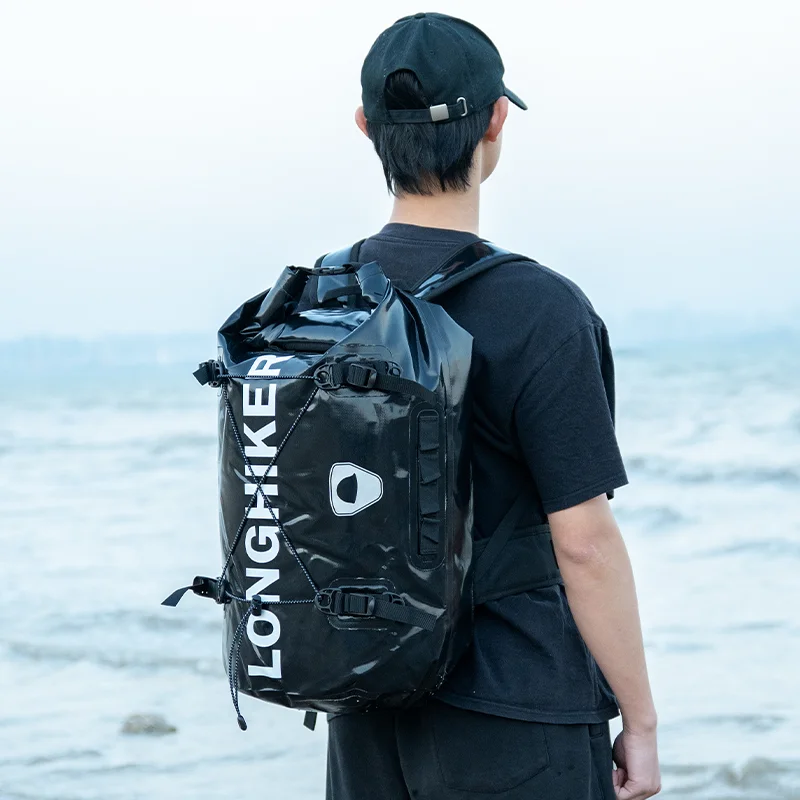 Large-Capacity Outdoor Backpack Is Suitable for Water Sports Such as Diving, Kayaking, Rafting, Outdoor Beach Travel, Snorkeling