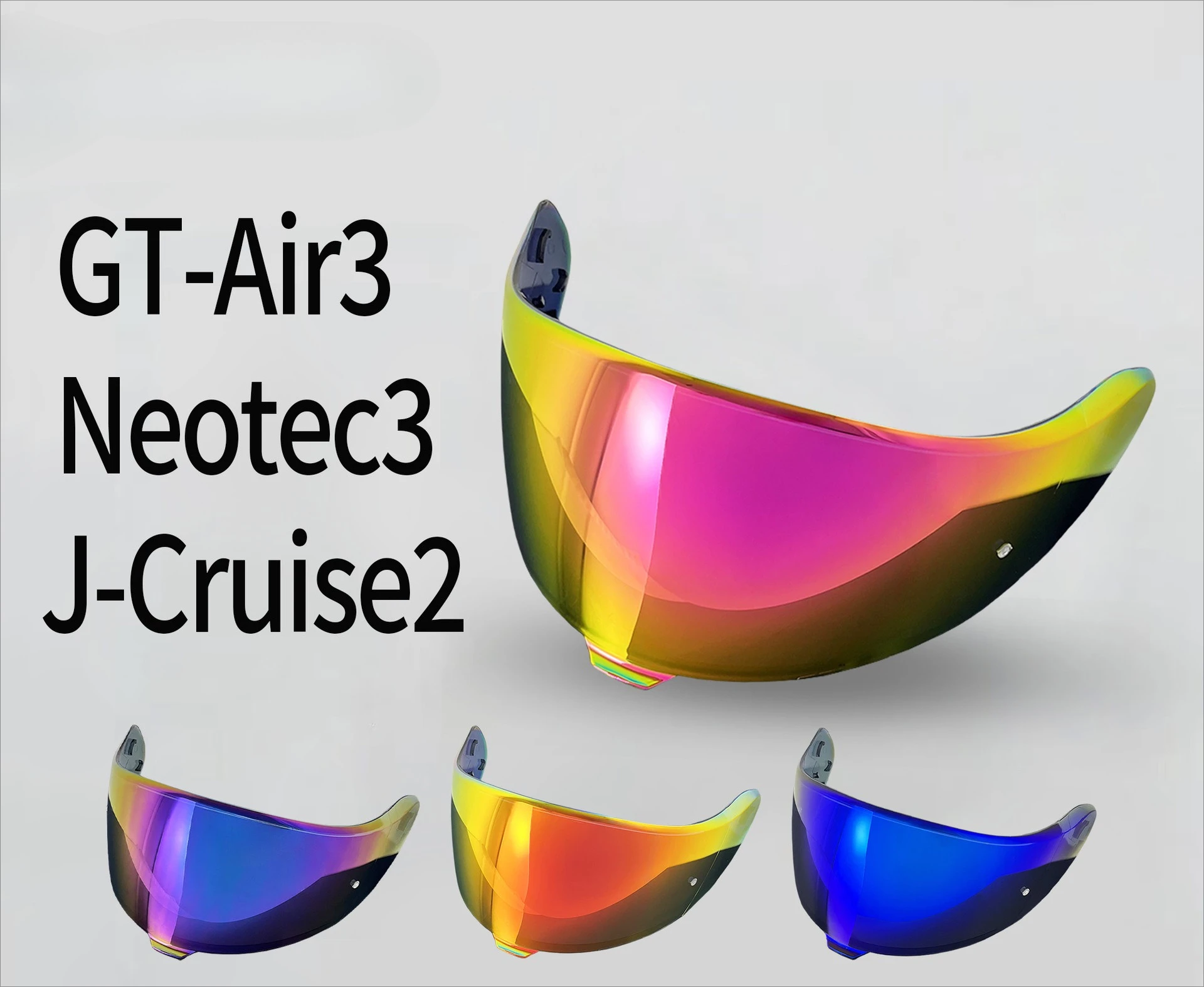 

NEOTEC 3 Helmet Lens for CNS-3C, Neotec3 High Definition Windproof and UV Protection Helmet Mirror Visor