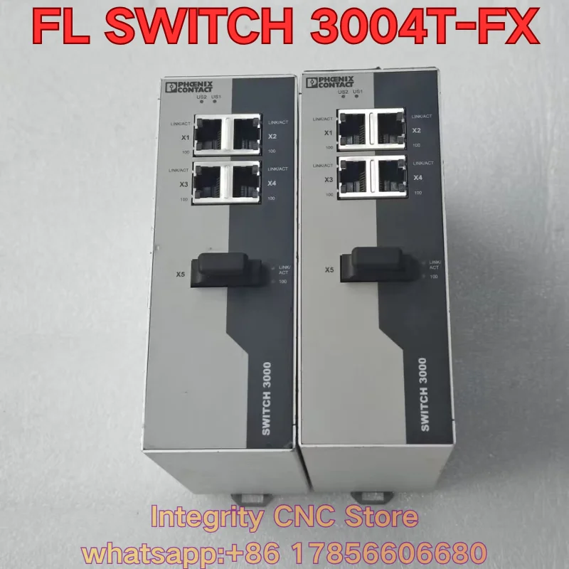 Second-hand FL SWITCH 3004T-FX industrial switch function test is normal 2891033