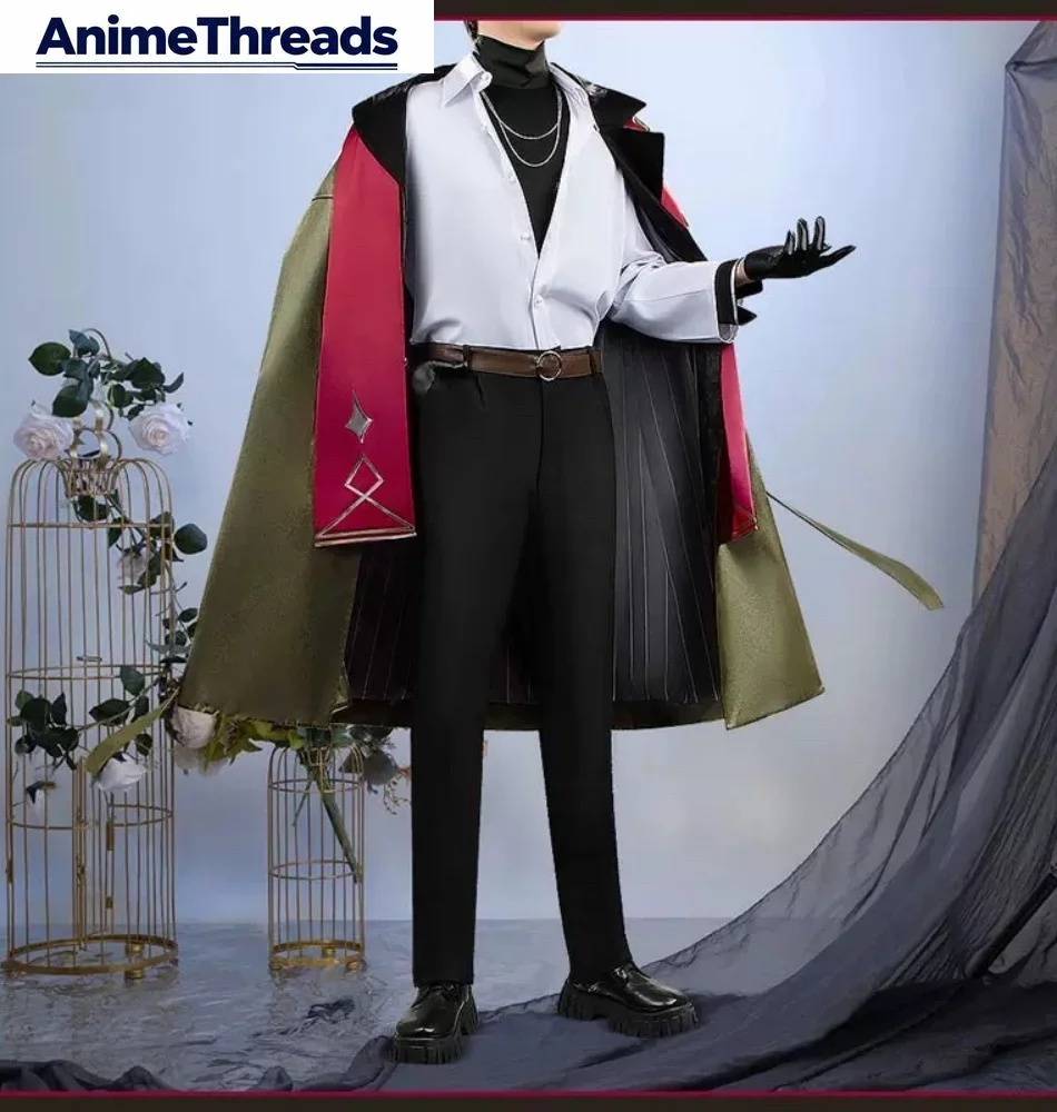 

VTuber Shellin Burgundy Cosplay Costume Cos Game Anime Party Uniform Hallowen Play Role Clothes Clothing