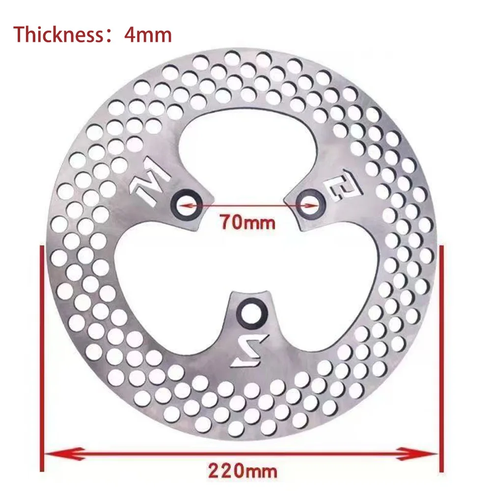 220/180mm CNC 3-Hole Brake Rotor Disc Universal for Motorcycle Scooter Niu Ninebot Honda Electric Bike Front Rear Brake Disk - view 4