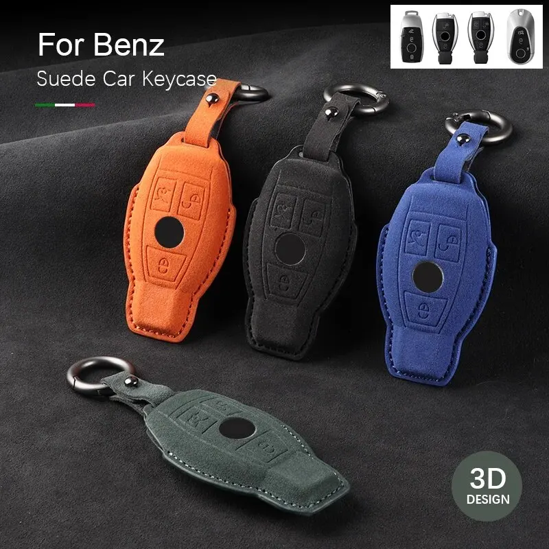 Car Key Case Cover For Mercedes Benz A B C E S Class W204 W205 W212 W213 W176 GLC CLE CLA GLB GLC GLS AMG W177 W222