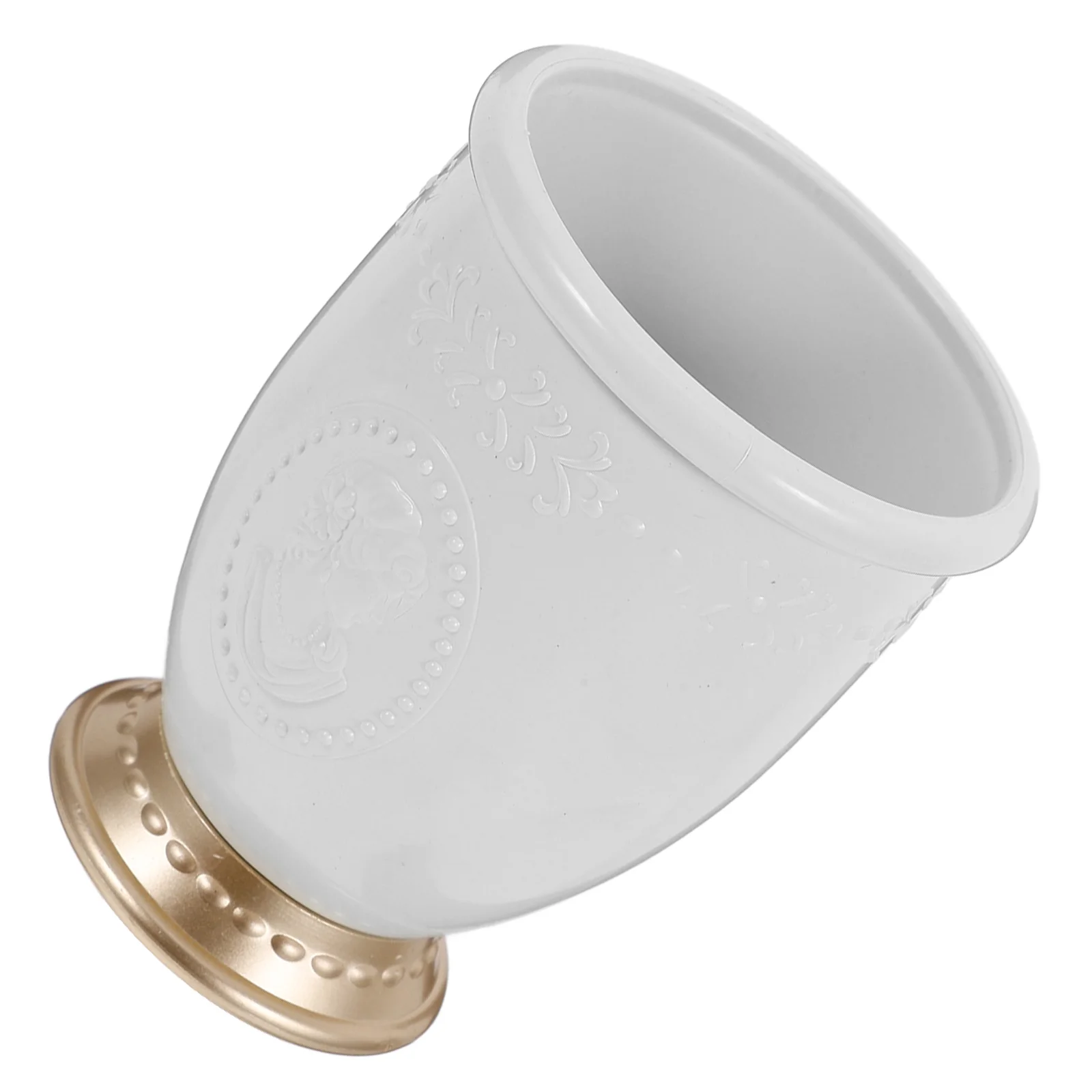 

Plastic Pen Holder Desktop Storage Bucket Makeup Brush Cup Pencil Container Office Organizer Desk Accessory Stationery Holder