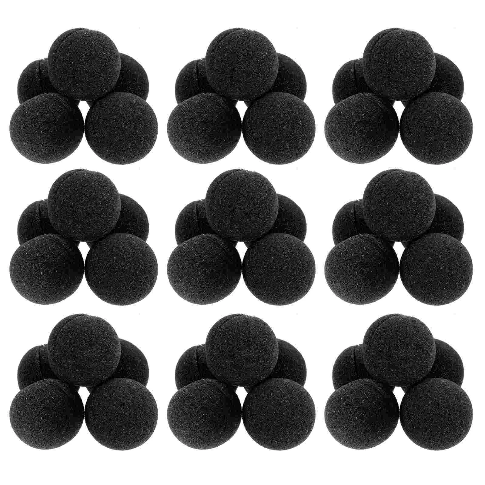 

50pcs Funny Sponge Clown Dress-up Props Stage Props for Christmas Halloween Party Costume Balls (Black)