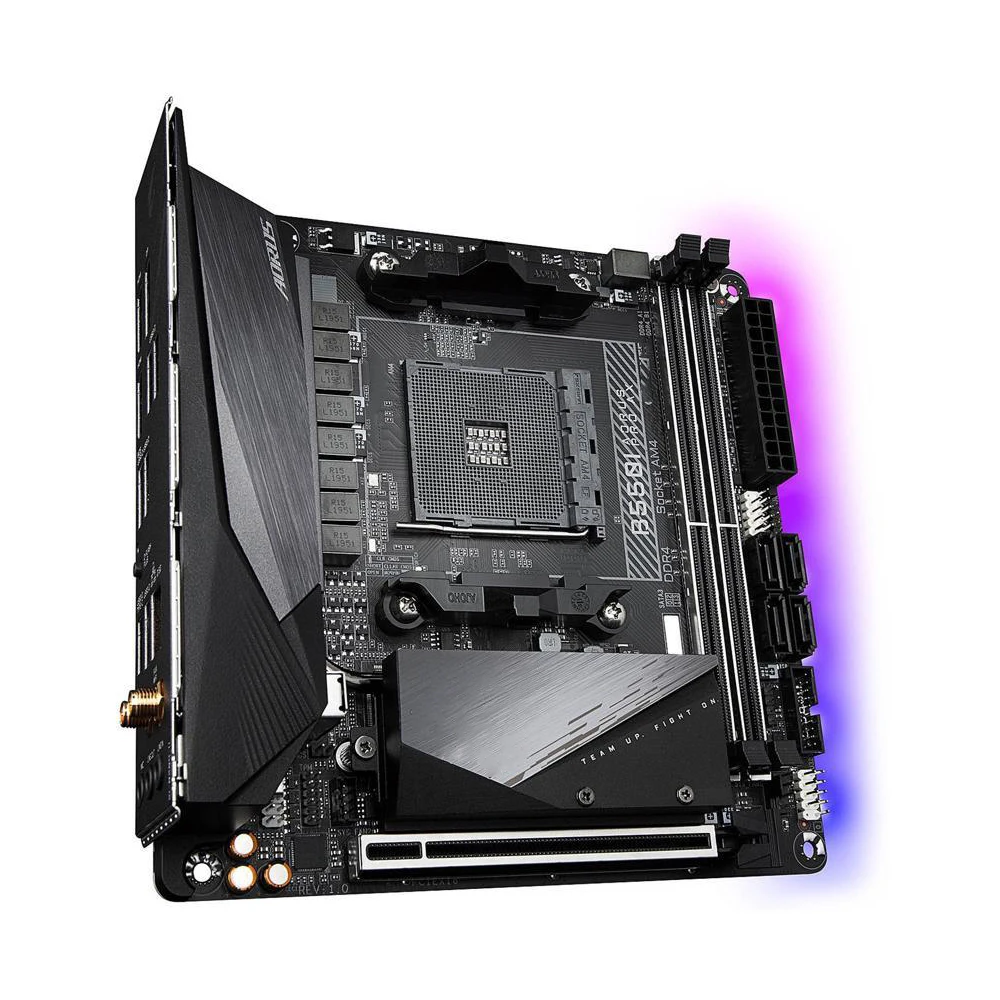 B550I AORUS PRO AX For Gigabyte B550 AM4 DDR4 64GB PCI-E 4.0 Mini-ITX Desktop Motherboard