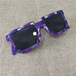 Thug Life Square Pixel Cool Mosaic coloful Sunglasses Perfect for Kids and Adults Gifts Cosplay Toys and Games