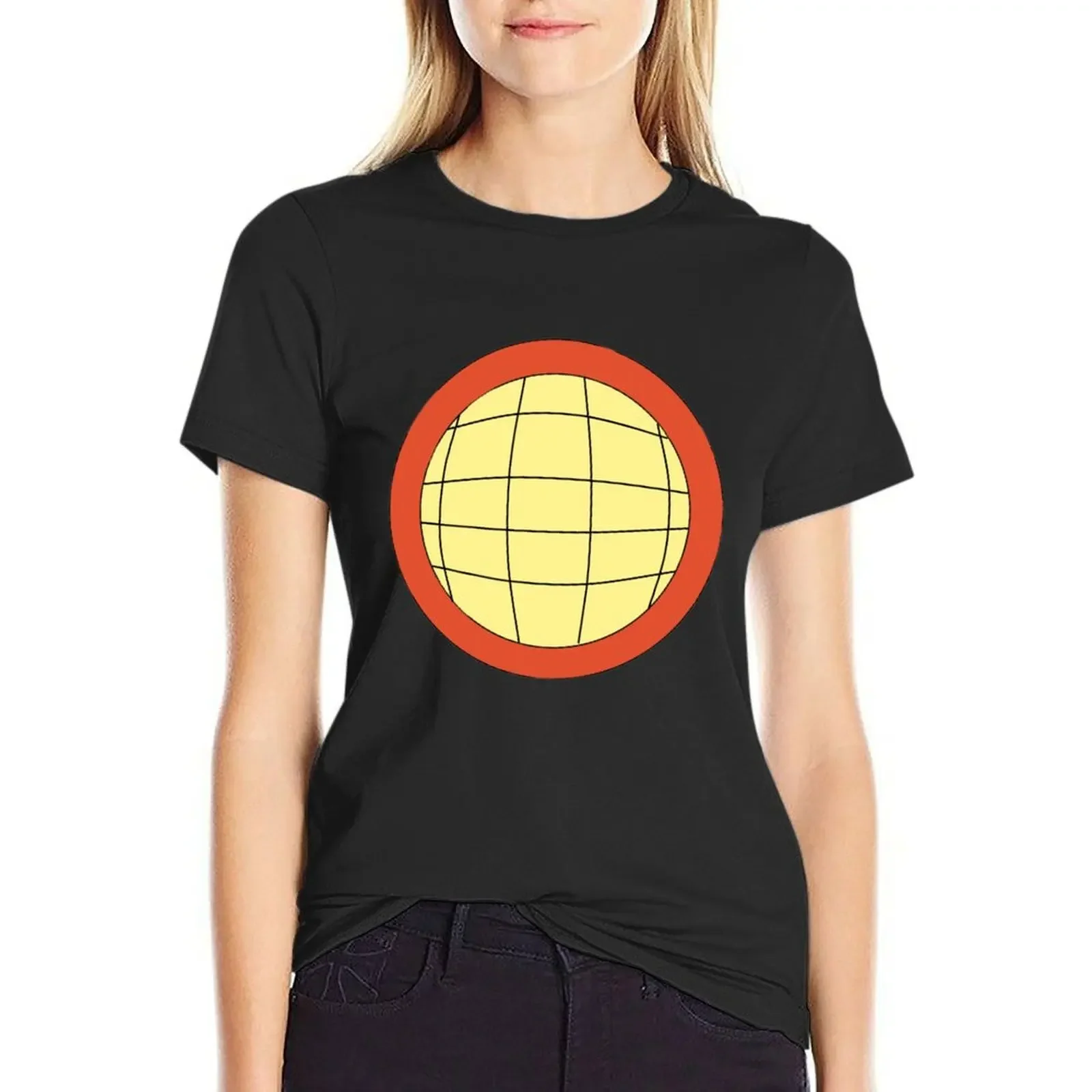 

Captain Planet - Planeteer -fire - Wheeler T-Shirt aesthetic clothes female Short sleeve tee Women's t-shirt