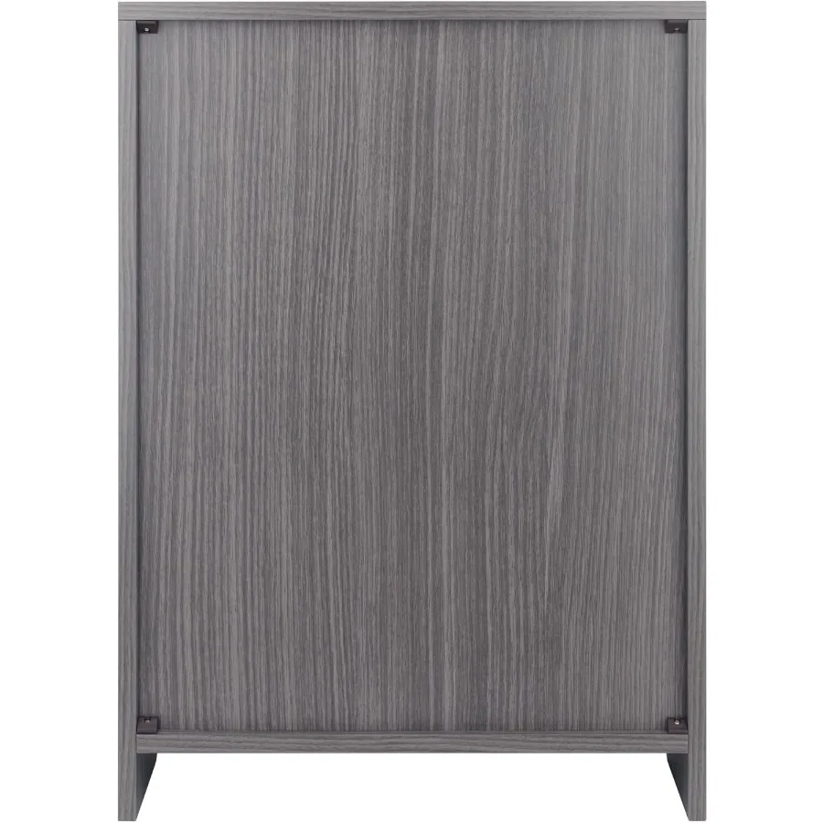 خزانة تخزين ملفات مدمجة ذات 4 أدراج، منظم مكتب منزلي مع قفل، ملف مستندات فحمي للمساحات الصغيرة