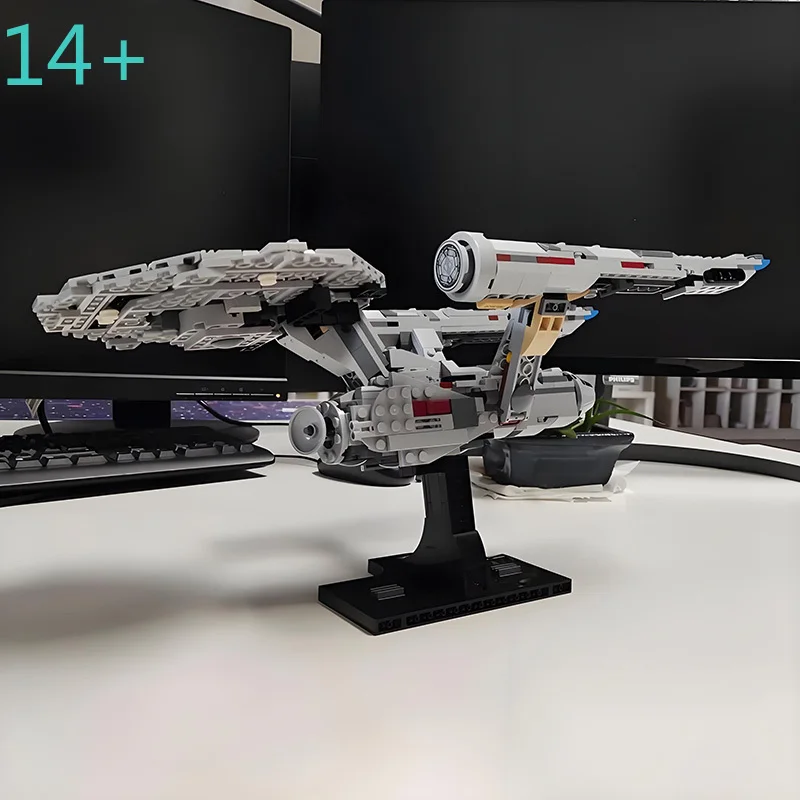 

Moc shop Buliding Blocks Alternate Model Spaceship Midi-Scale USS Enterprise Construction DIY Assembly Toys Gifts 75375