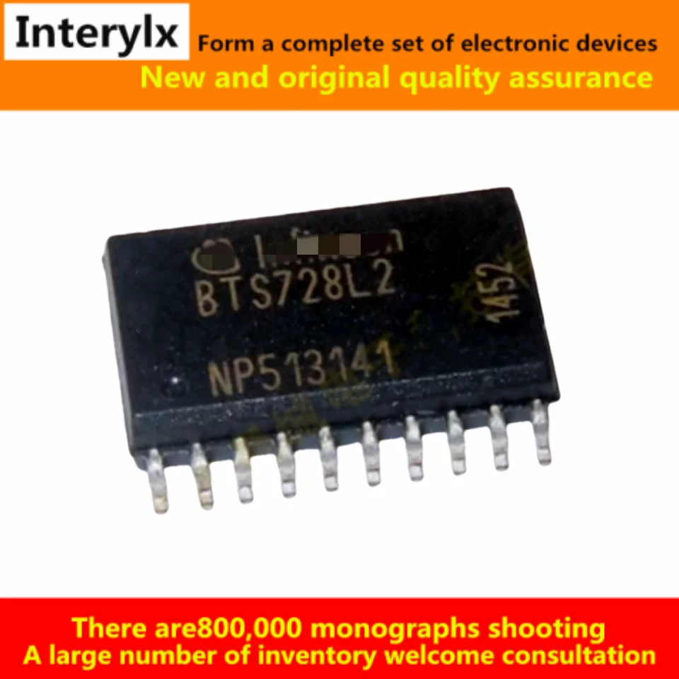 BTS728L2 BTS728 SOP-20 Car Computer Board Switch, Chip De Gerenciamento De Energia, 1Pc Lot