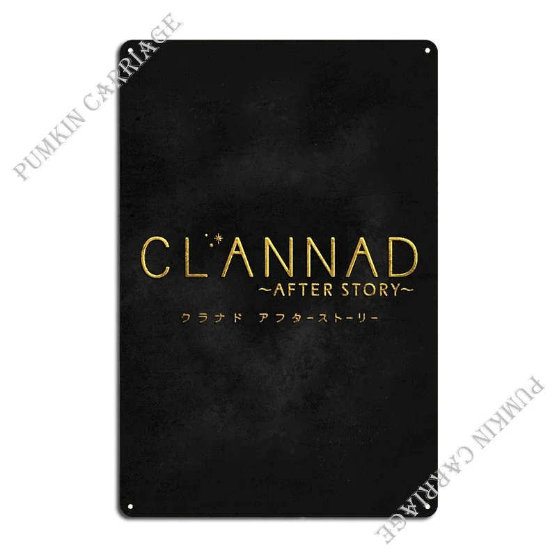 Clannad Anime Manga Japan Metal Sign Poster Garage Pub Cinema Classic Tin Sign Poster